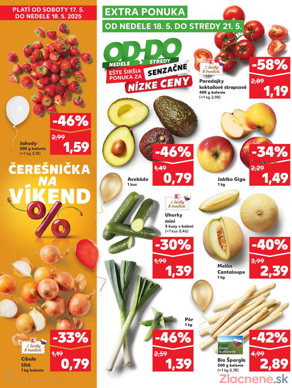 Leták Kaufland - Kaufland 15.5. - 21.5. - Kaufland Martin - strana 70