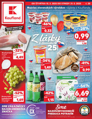 Kaufland 15.5. - 21.5. - Kaufland Martin