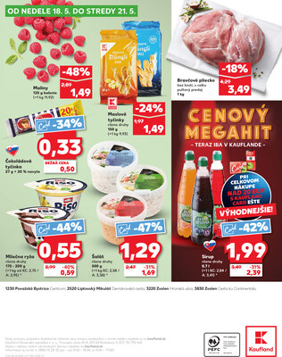 Kaufland 15.5. - 21.5. - Kaufland Považská Bystrica - Centrum