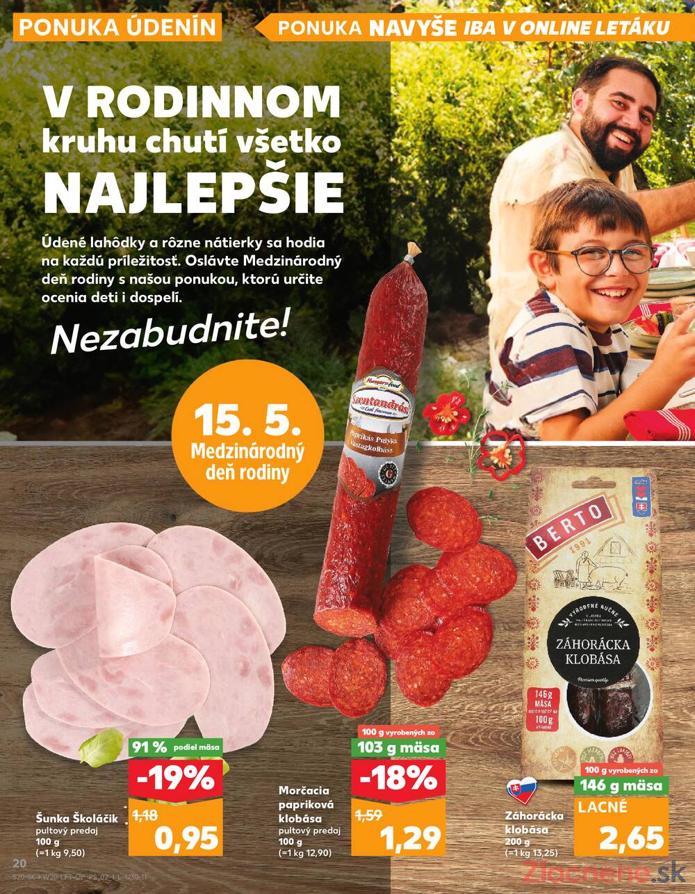 Leták Kaufland - Kaufland 15.5. - 21.5. - Kaufland Levice - strana 20