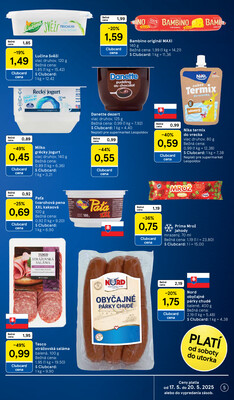 Tesco supermarkety od 14.5. do 20.5.2025