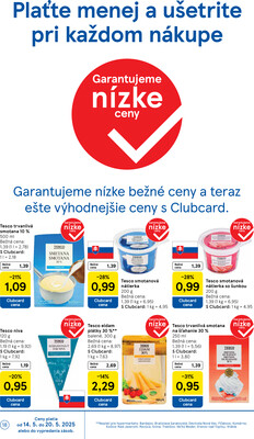 Tesco malé hypermarkety od 14.5. do 20.5.2025