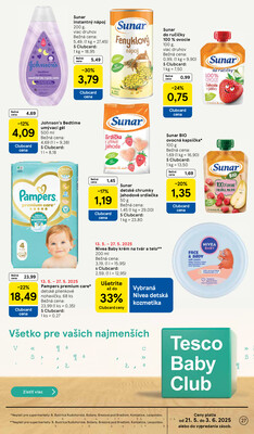 Tesco supermarkety od 21.5. do 27.5.2025