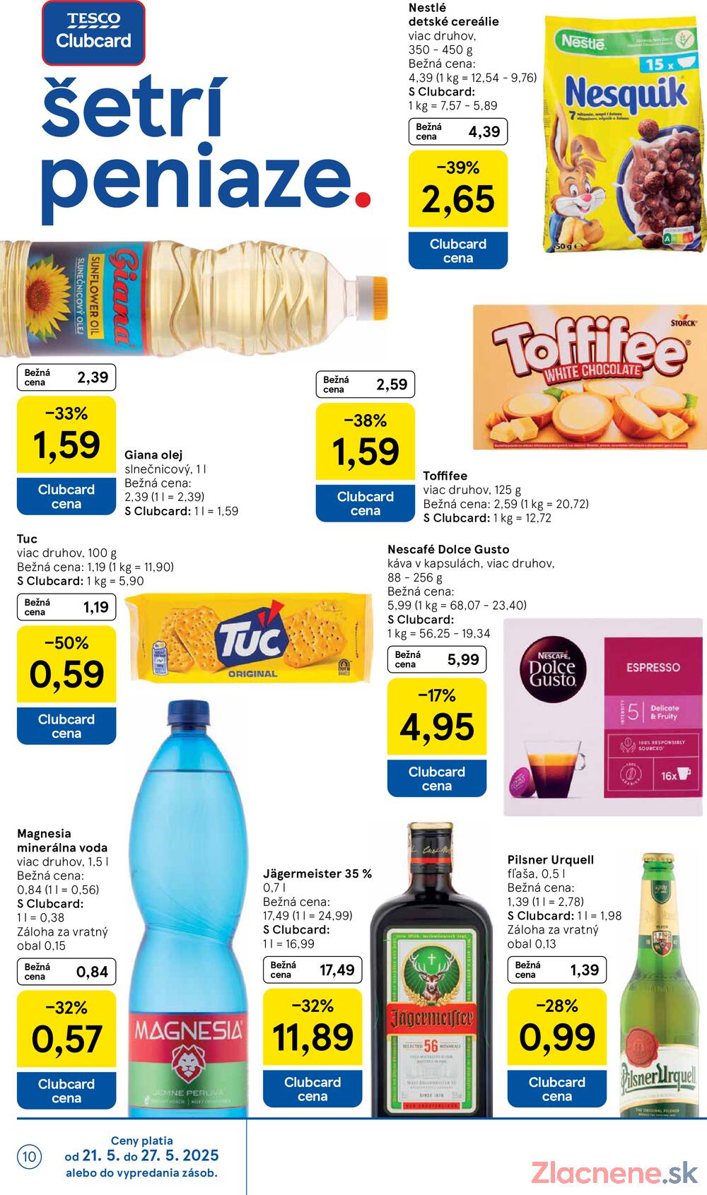 Leták Tesco - Tesco malé hypermarkety od 21.5. do 27.5.2025 - strana 10 Leták Tesco - Tesco malé hypermarkety od 21.5. do 27.5.2025 - strana 10
