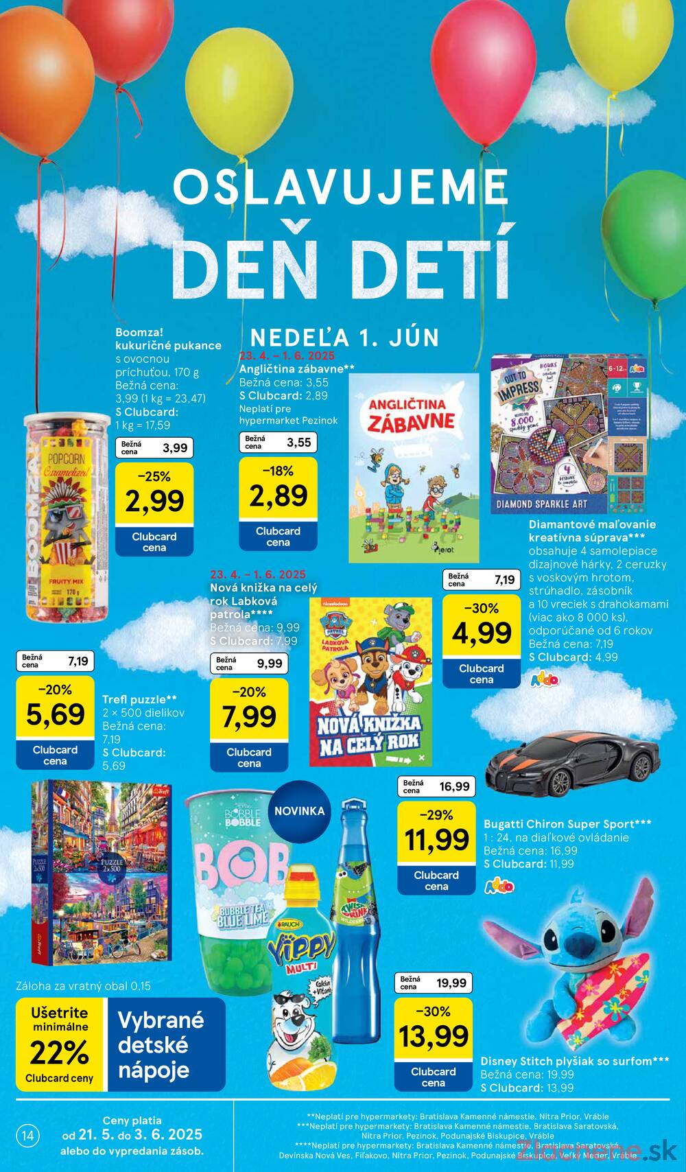 Leták Tesco - Tesco malé hypermarkety od 21.5. do 27.5.2025 - strana 14 Leták Tesco - Tesco malé hypermarkety od 21.5. do 27.5.2025 - strana 14