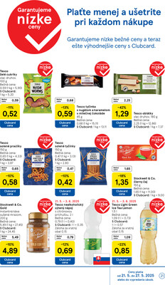 Tesco malé hypermarkety od 21.5. do 27.5.2025