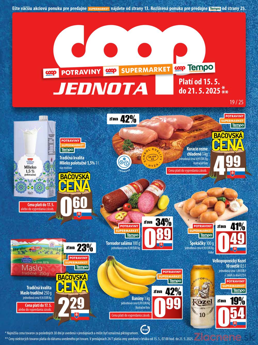 Leták COOP Jednota Slovensko - COOP do 21.5. - strana 1