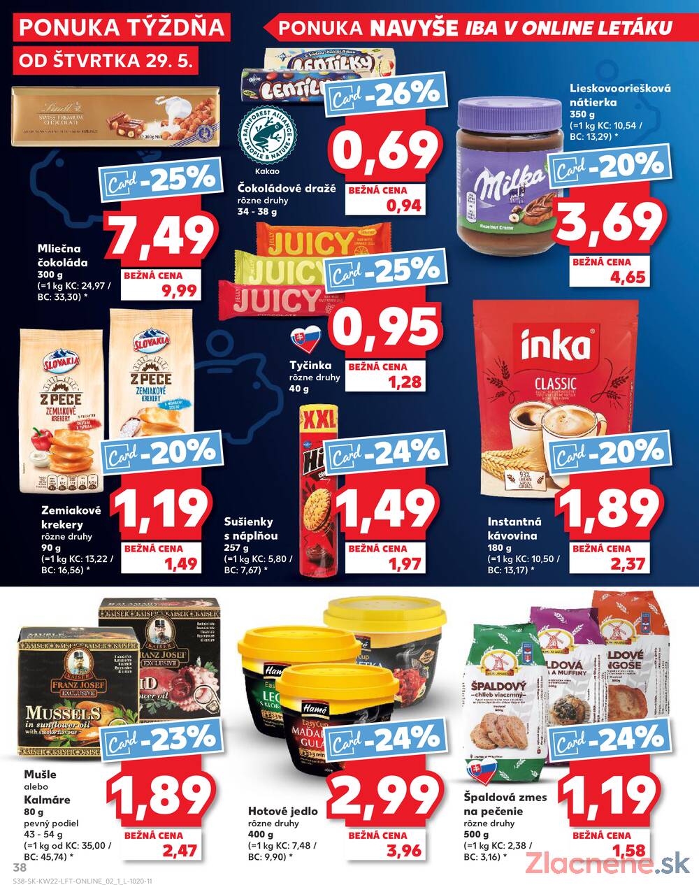 Leták Kaufland - Kaufland 29.5. - 4.6. - Kaufland Bytča - strana 38