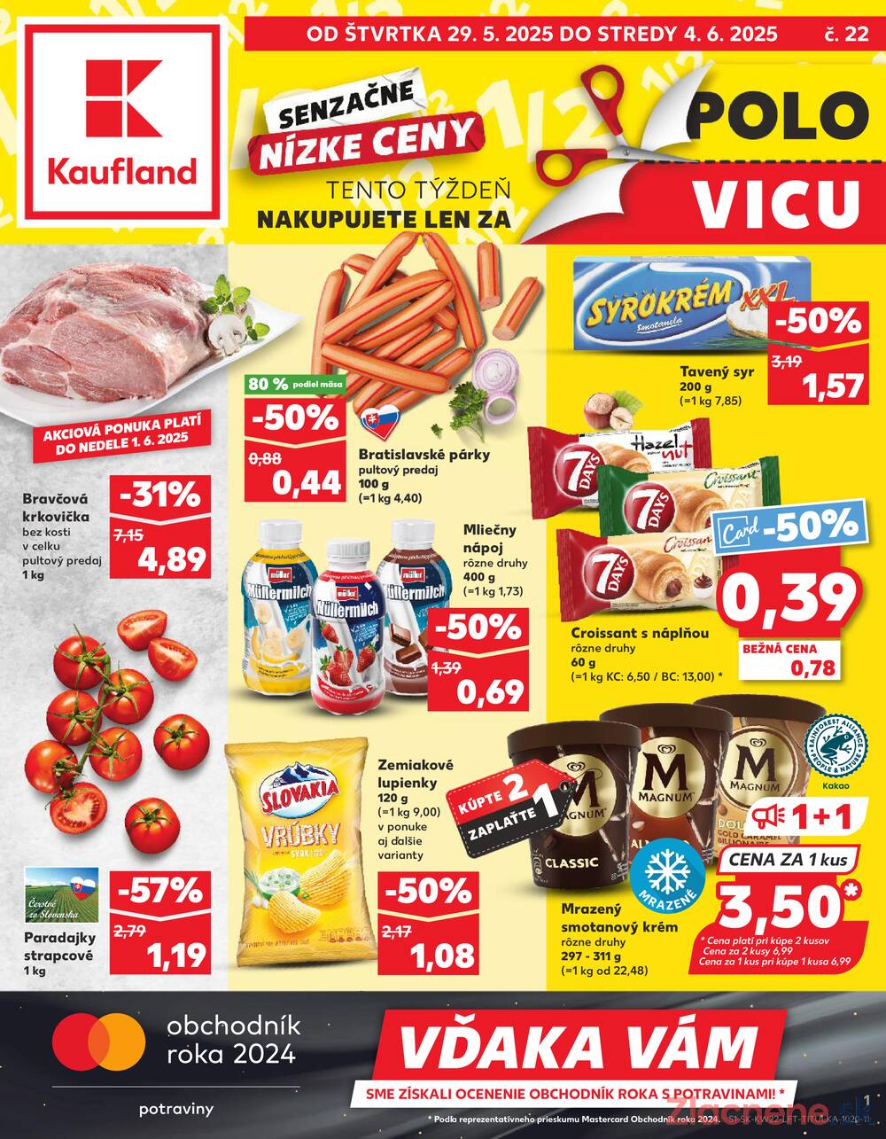 Leták Kaufland - Kaufland 29.5. - 4.6. - Kaufland Humenné - strana 1