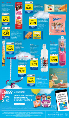 Tesco malé hypermarkety od 28.5. do 3.6.2025