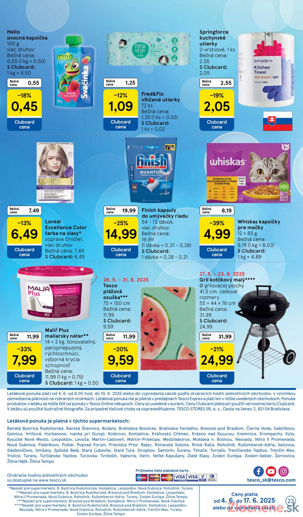 Leták Tesco - Tesco supermarkety od 4.6. do 10.6.2025 - strana 23