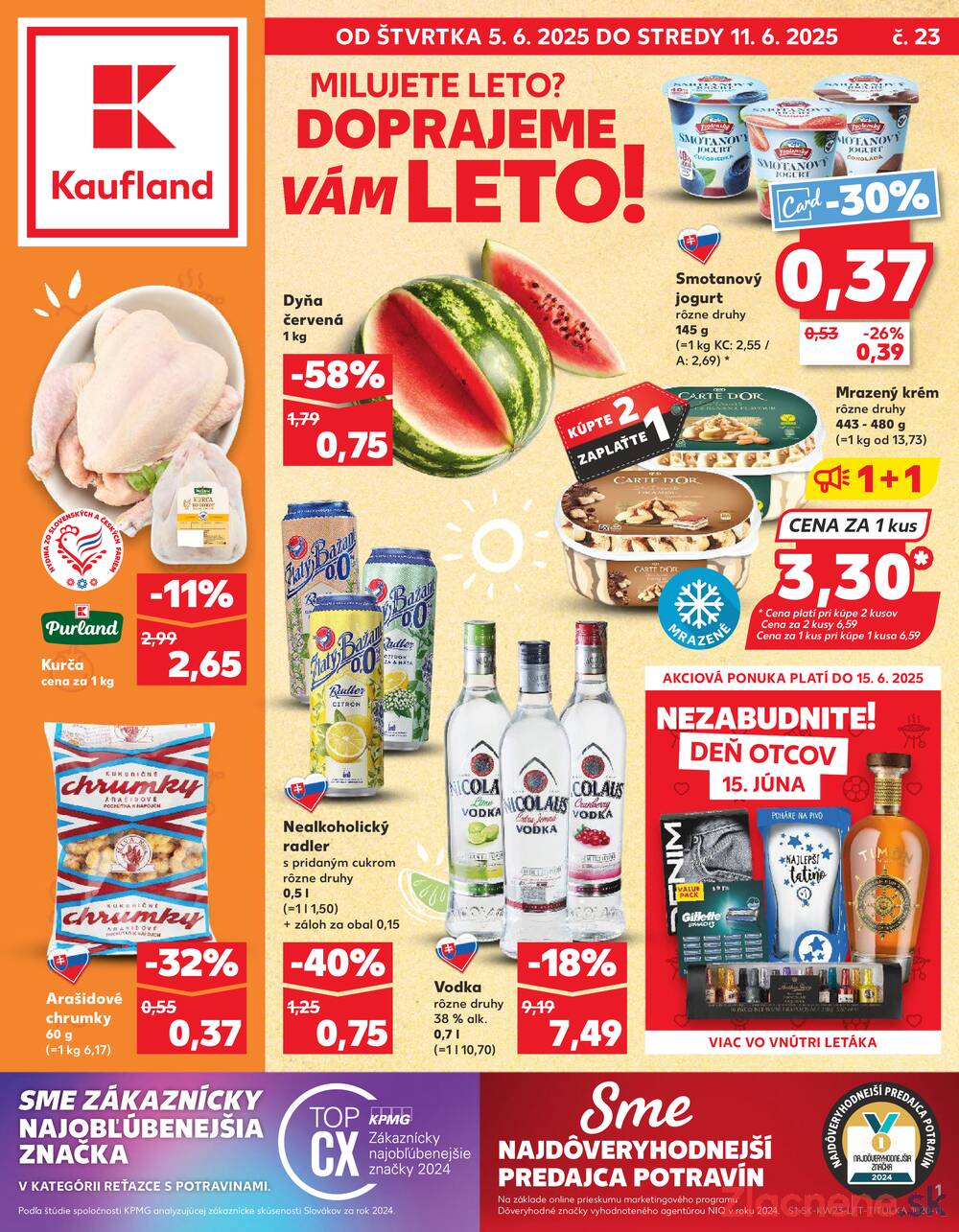 Leták Kaufland - Kaufland 5.6. - 11.6. - Kaufland Bratislava Danubia – Panónska cesta - strana 1