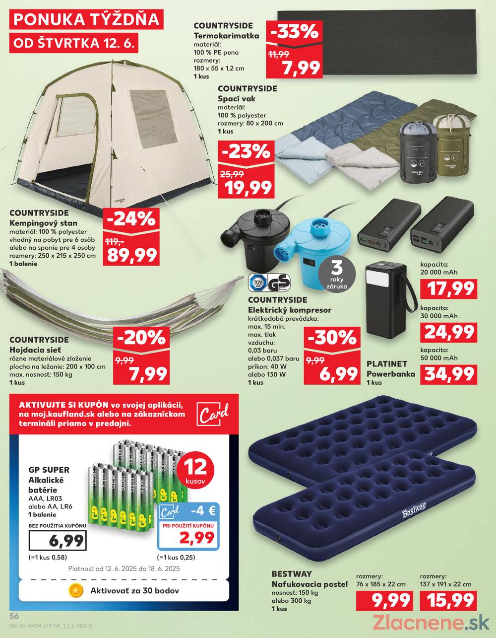 Leták Kaufland - Kaufland 12.6. - 18.6. - Kaufland Sabinov - strana 56