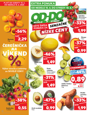Kaufland 12.6. - 18.6. - Kaufland Sabinov