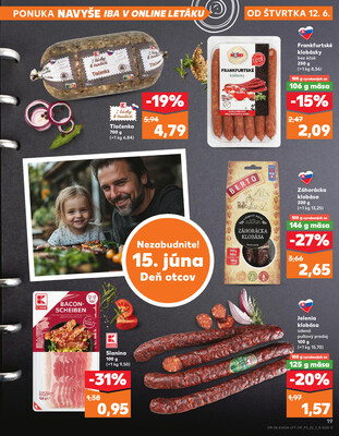 Kaufland 12.6. - 18.6. - Kaufland Rožňava