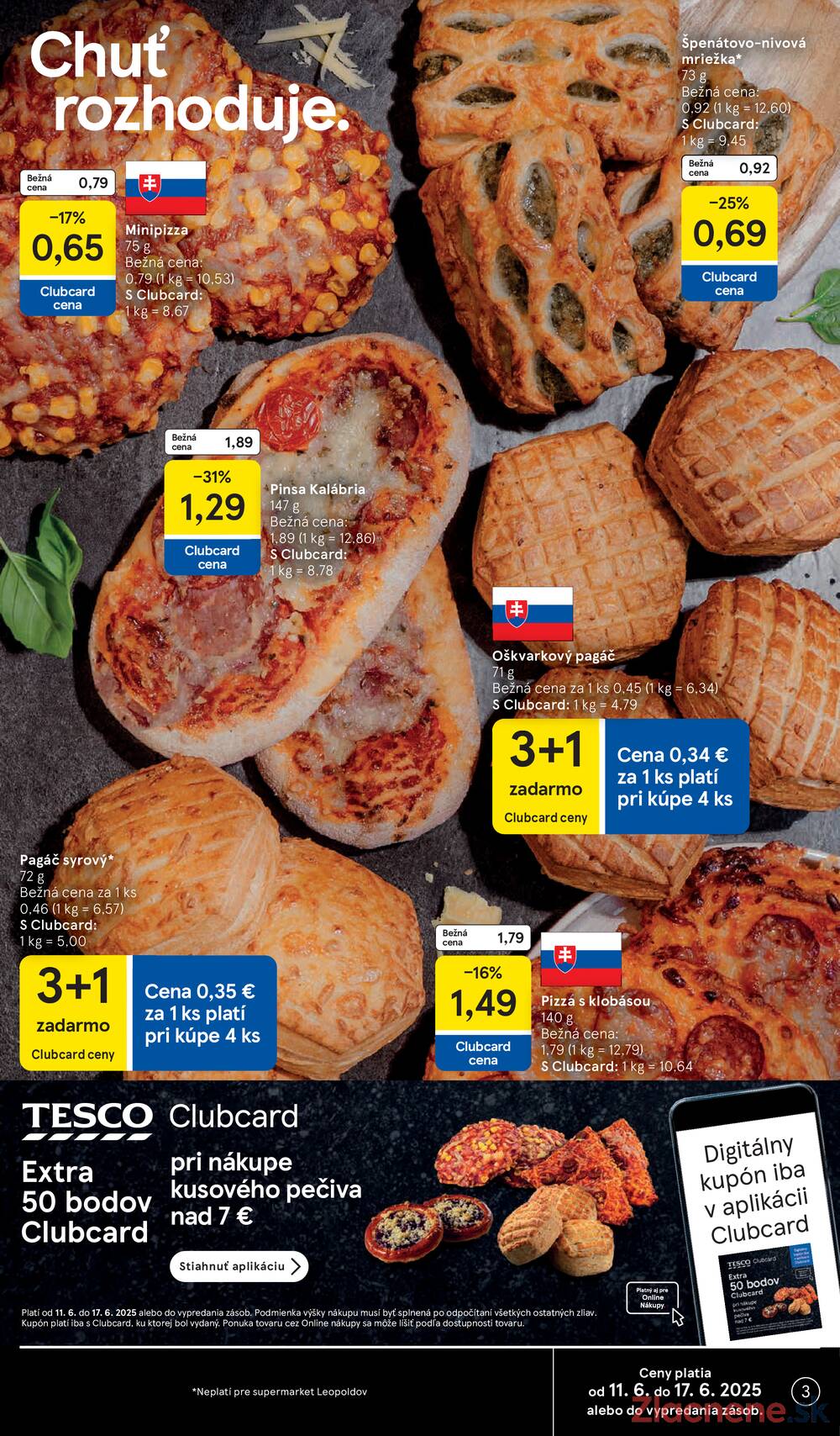 Leták Tesco - Tesco supermarkety od 11.6. do 17.6.2025 - strana 3 Leták Tesco - Tesco supermarkety od 11.6. do 17.6.2025 - strana 3