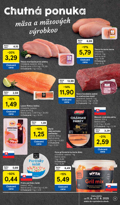 Tesco supermarkety od 11.6. do 17.6.2025