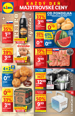 Leták Lidl Pondelok od 16.6. do 22.6.2025
