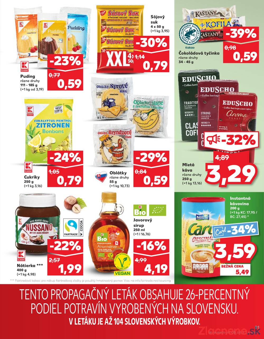 Leták Kaufland - Kaufland 19.6. - 25.6. - Kaufland Michalovce (Humenská cesta) - strana 81