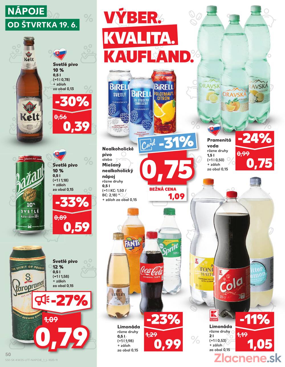 Leták Kaufland - Kaufland 19.6. - 25.6. - Kaufland Bratislava - Bory - strana 50