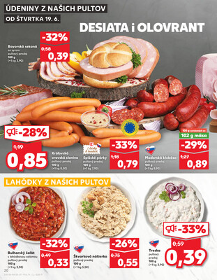 Kaufland 19.6. - 25.6. - Kaufland Malacky