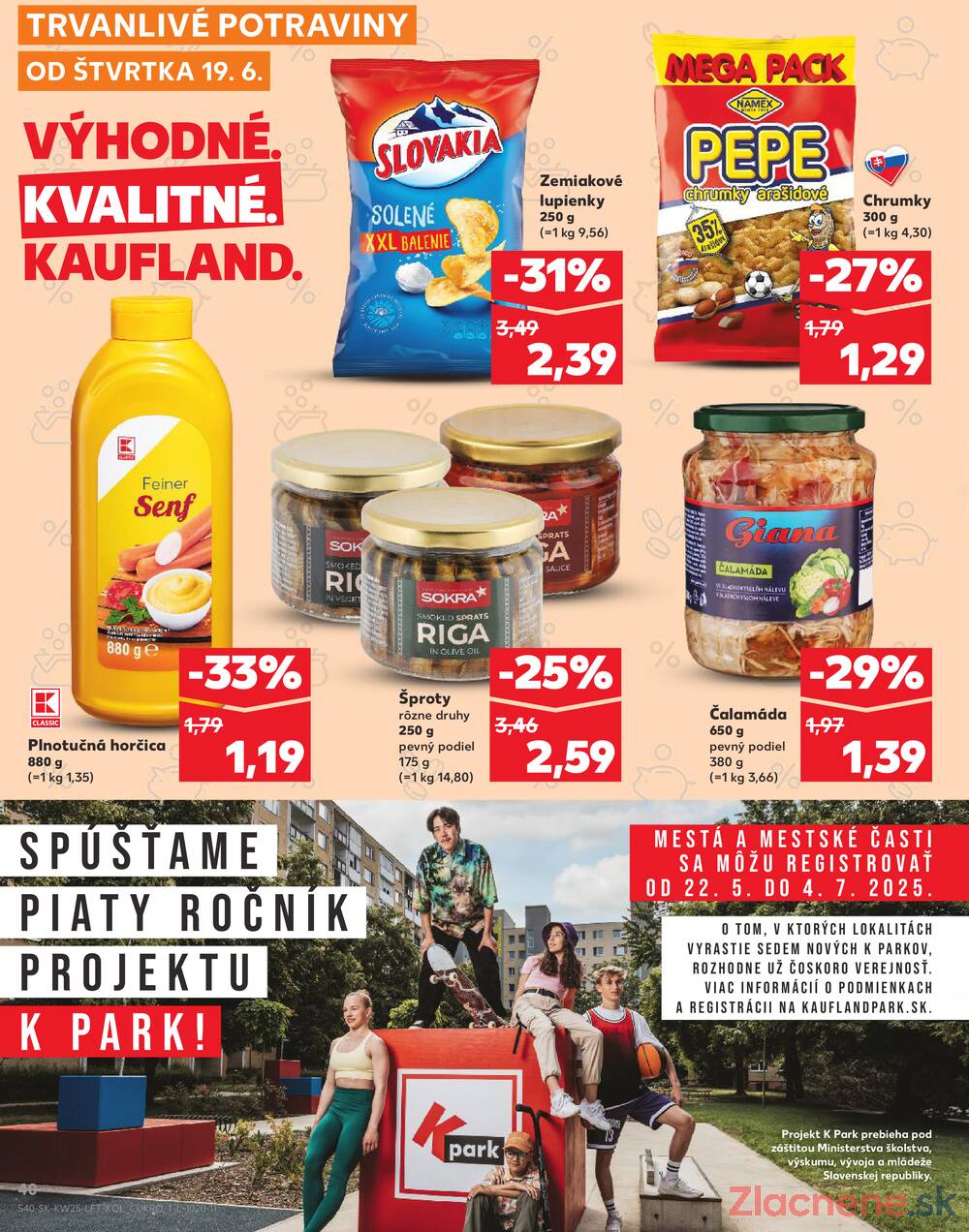 Leták Kaufland - Kaufland 19.6. - 25.6. - Kaufland Bratislava - Nové Mesto - strana 40