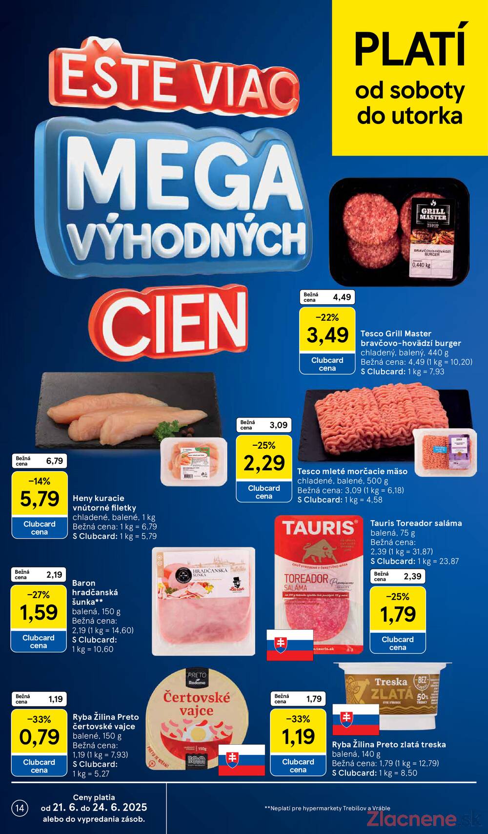 Leták Tesco - Tesco malé hypermarkety od 18.6. do 24.6.2025 - strana 14 Leták Tesco - Tesco malé hypermarkety od 18.6. do 24.6.2025 - strana 14