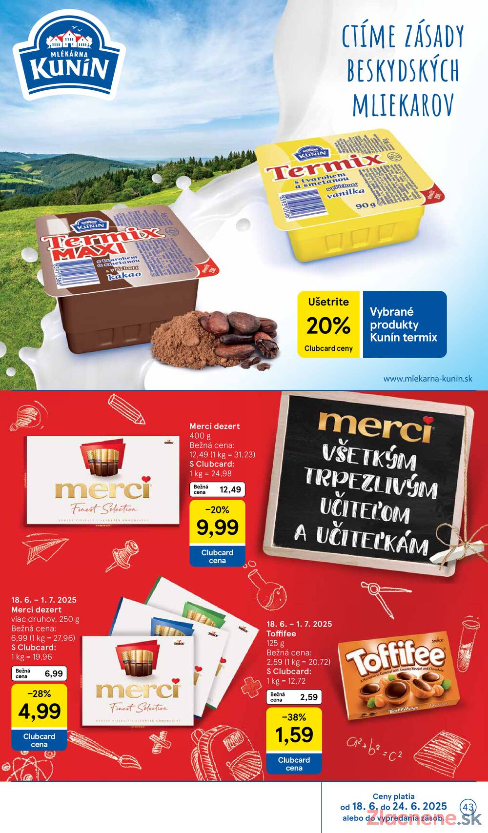 Leták Tesco - Tesco malé hypermarkety od 18.6. do 24.6.2025 - strana 43 Leták Tesco - Tesco malé hypermarkety od 18.6. do 24.6.2025 - strana 43