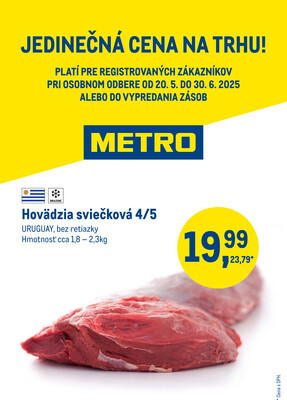 leták METRO