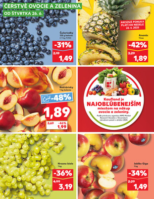 Kaufland 26.6. - 2.7. - Kaufland Rimavská Sobota