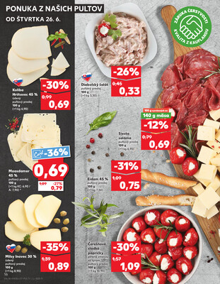 Kaufland 26.6. - 2.7. - Kaufland Rimavská Sobota
