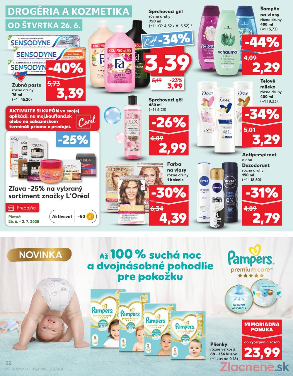 Leták Kaufland - Kaufland 26.6. - 2.7. - Kaufland Púchov - strana 52