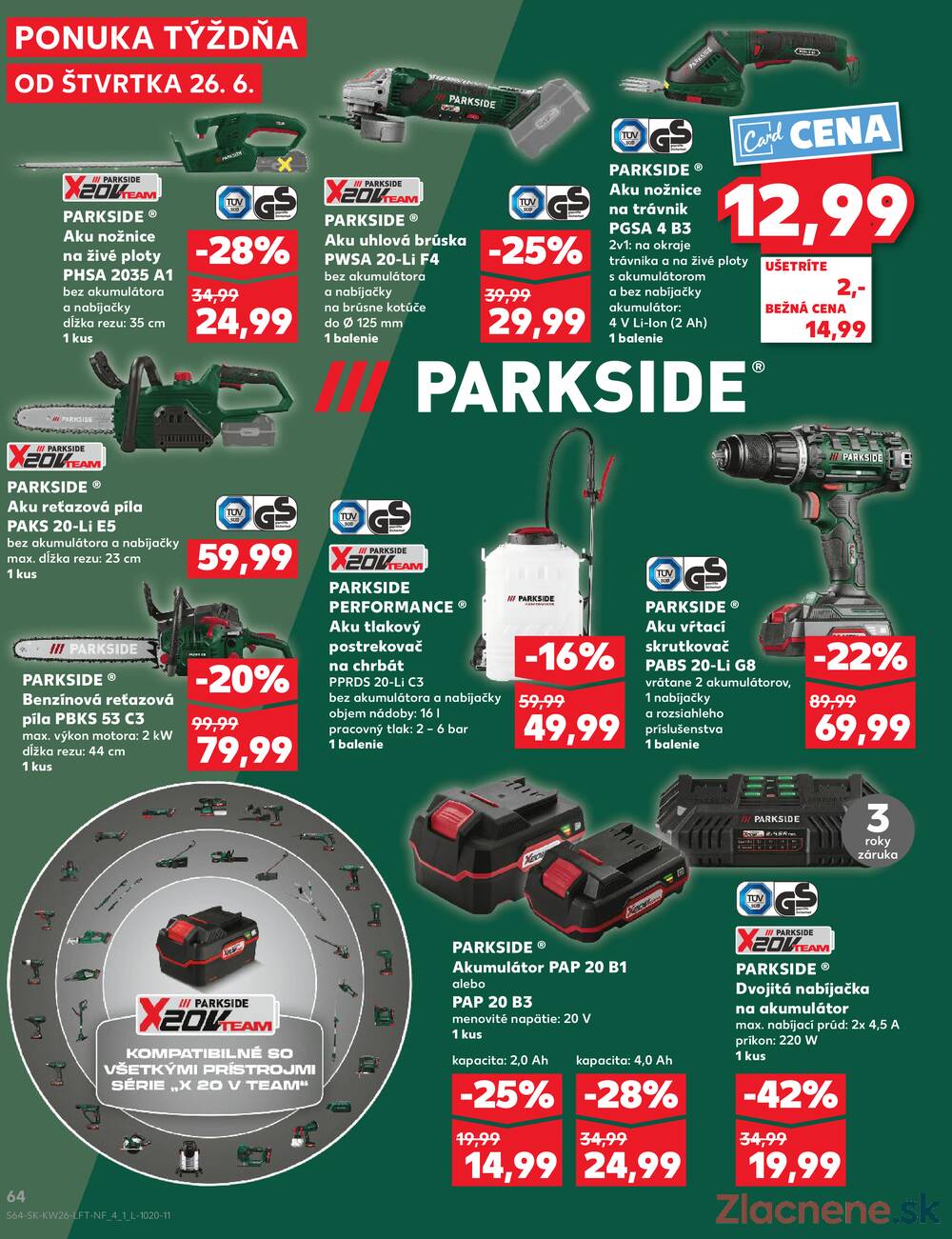Leták Kaufland - Kaufland 26.6. - 2.7. - Kaufland Púchov - strana 64