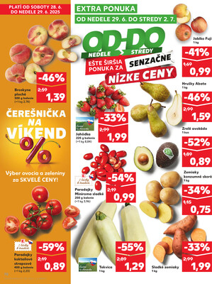 Kaufland 26.6. - 2.7. - Kaufland Púchov