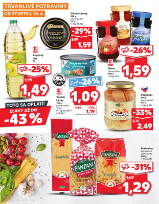 Kaufland 26.6. - 2.7. - Kaufland Trebišov