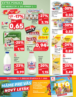 Kaufland 26.6. - 2.7. - Kaufland Trebišov