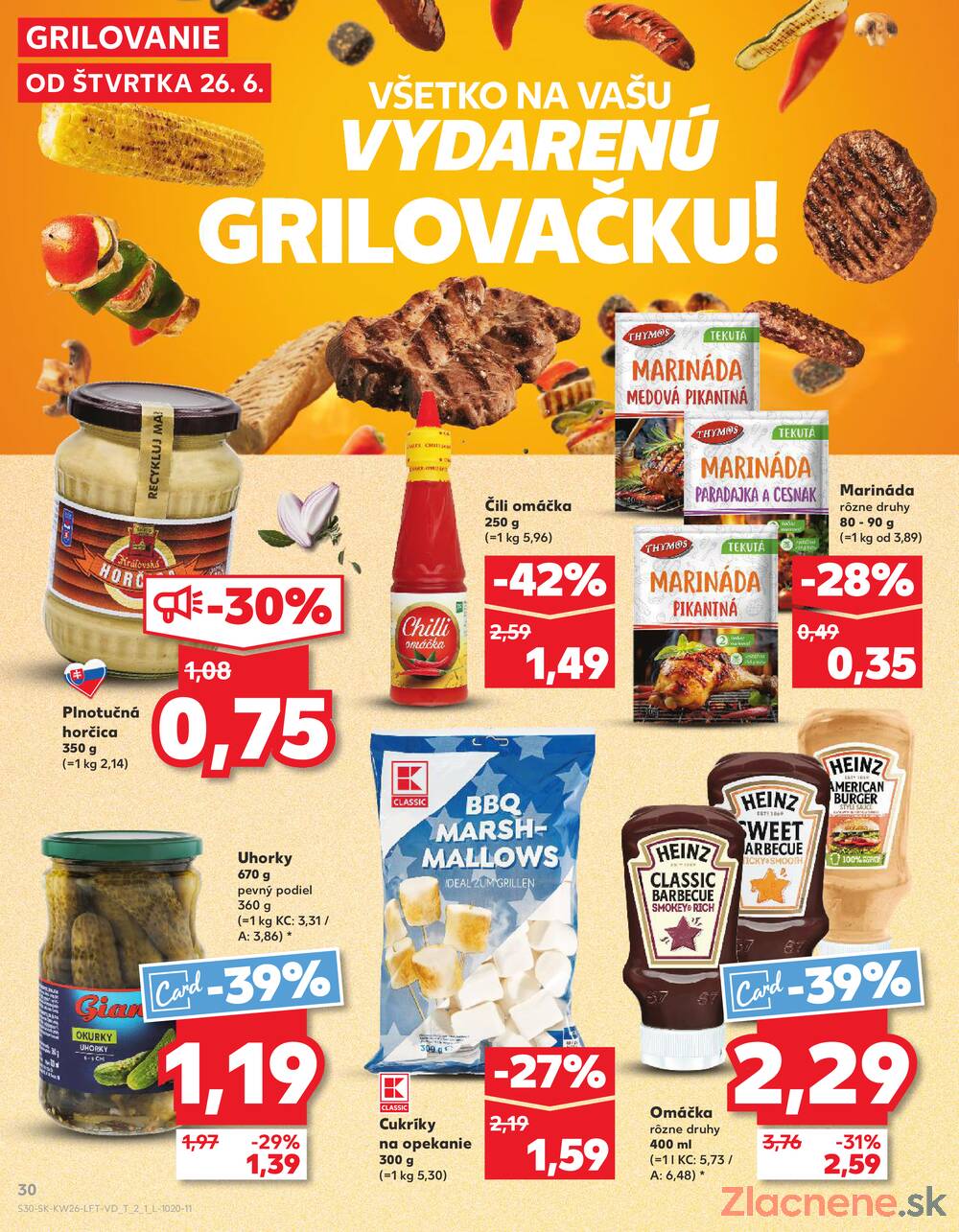 Leták Kaufland - Kaufland 26.6. - 2.7. - Kaufland Poprad - Jiřího Wolkera - strana 30