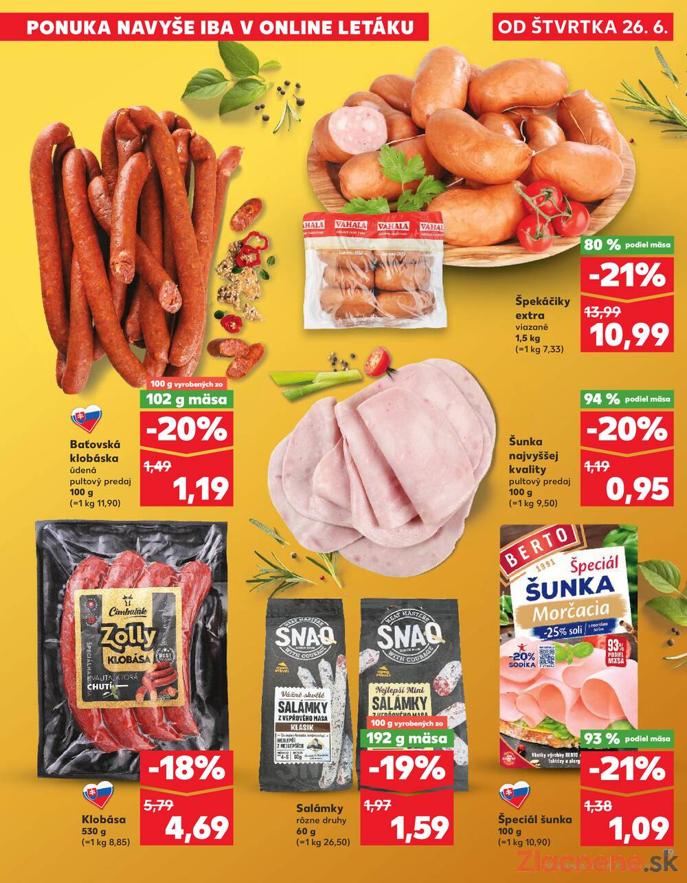 Leták Kaufland - Kaufland 26.6. - 2.7. - Kaufland Michalovce (Humenská cesta) - strana 19