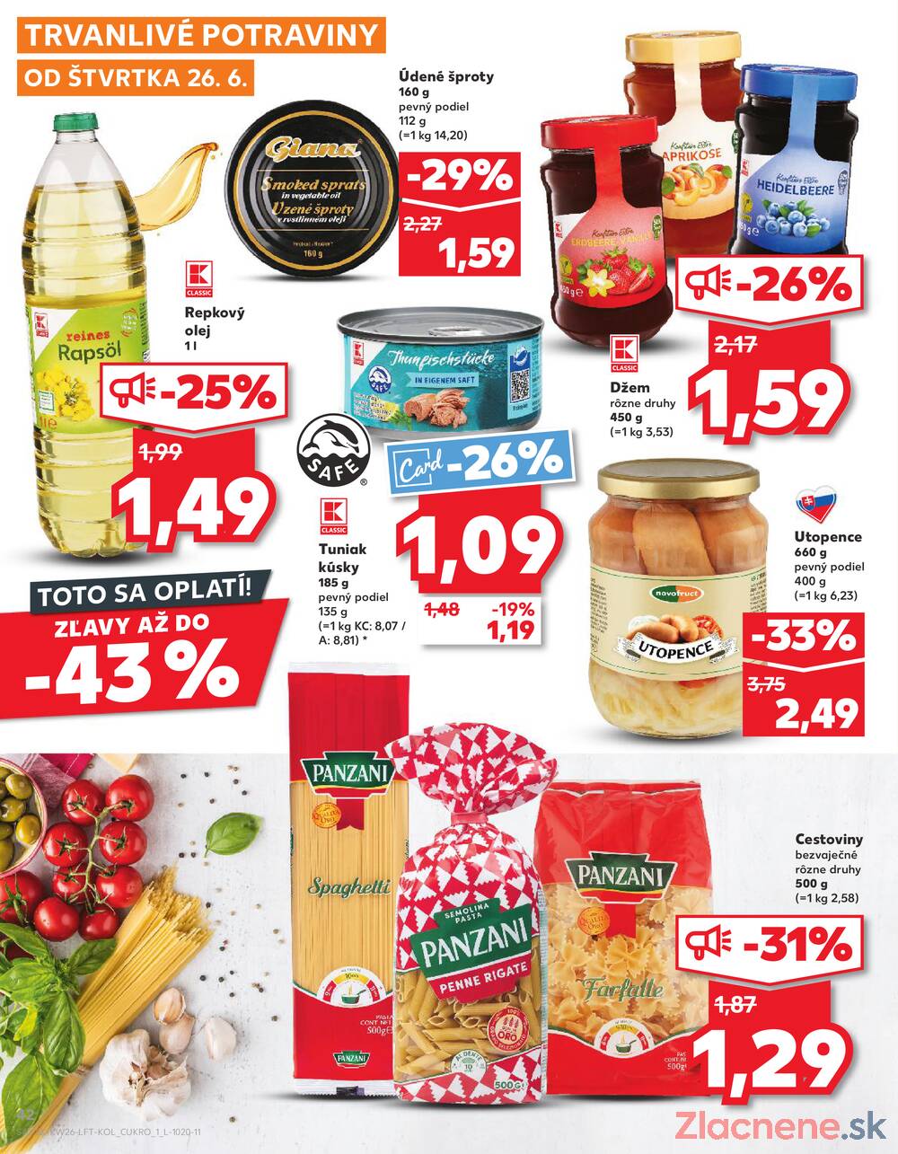 Leták Kaufland - Kaufland 26.6. - 2.7. - Kaufland Prievidza - strana 42