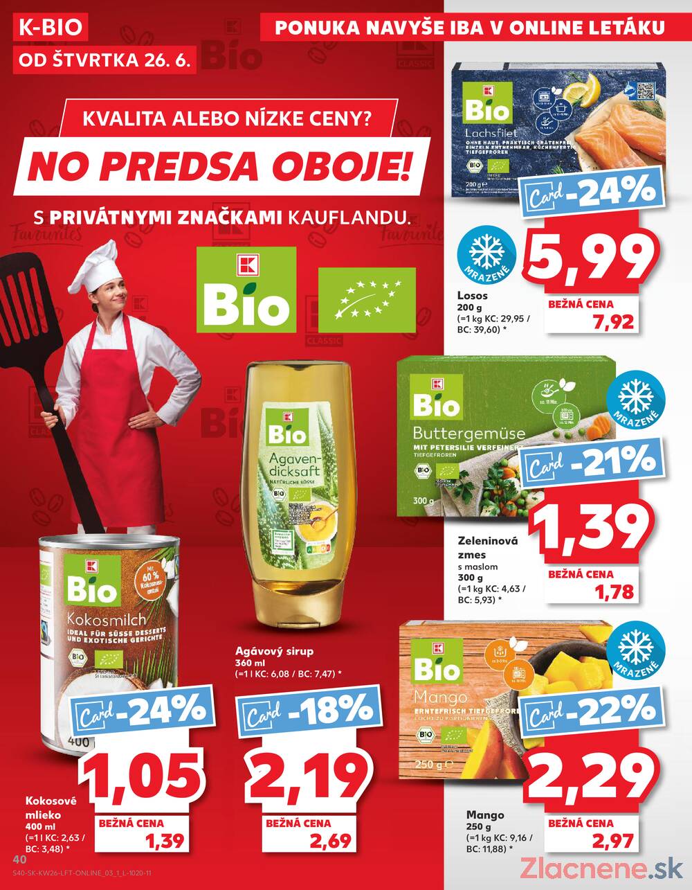 Leták Kaufland - Kaufland 26.6. - 2.7. - Kaufland Piešťany - strana 40