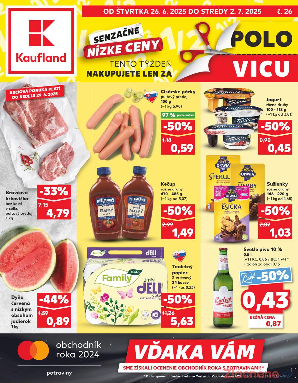 Leták Kaufland - Kaufland 26.6. - 2.7. - Kaufland Senec - strana 1