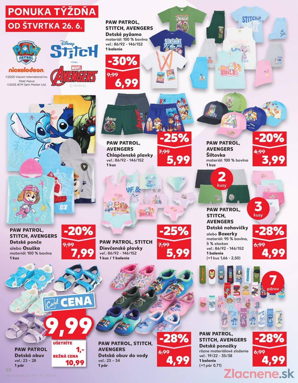 Leták Kaufland - Kaufland 26.6. - 2.7. - Kaufland Trenčín - Gen. M. R. Štefánika - strana 58