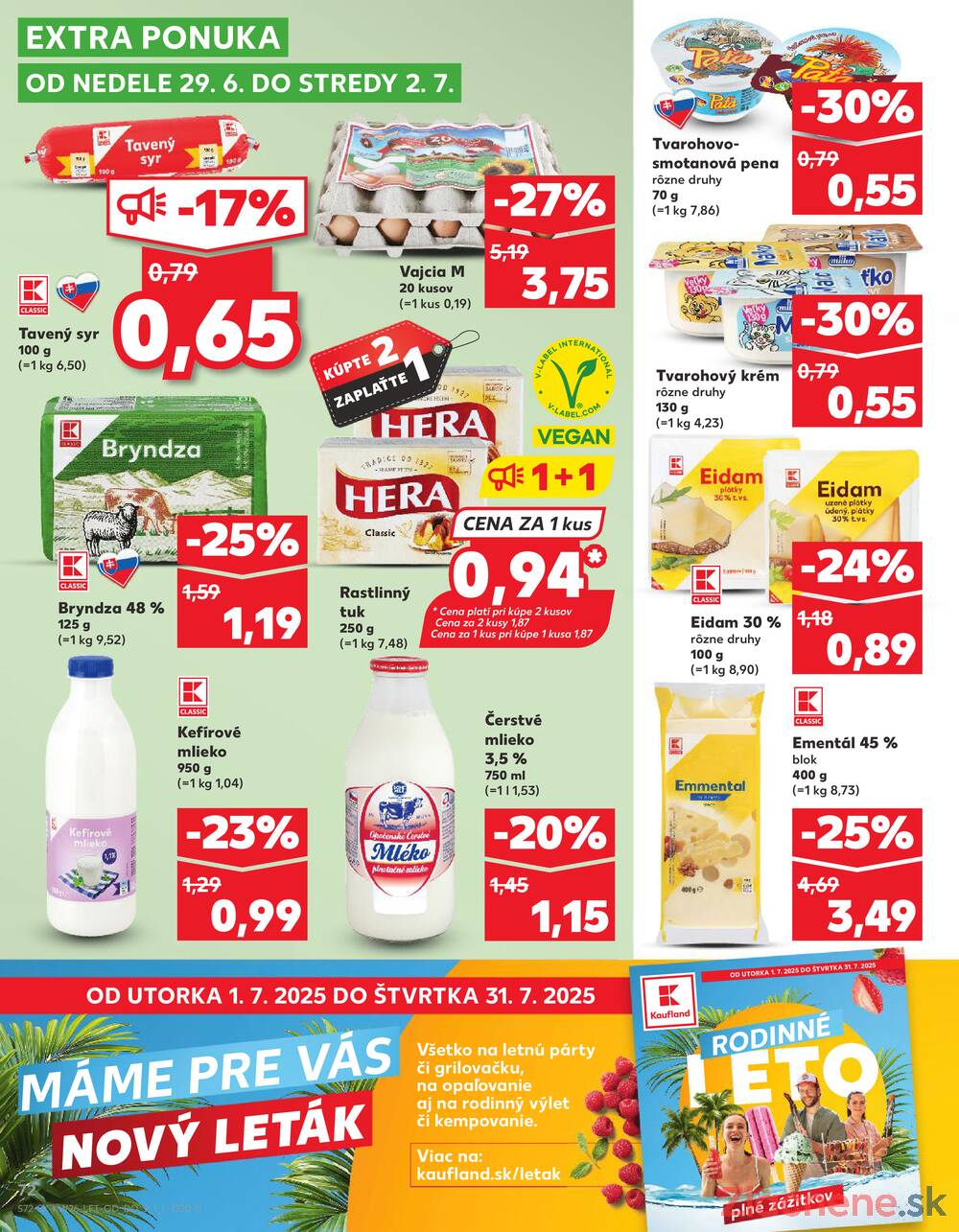 Leták Kaufland - Kaufland 26.6. - 2.7. - Kaufland Nitra-Chrenova - strana 72
