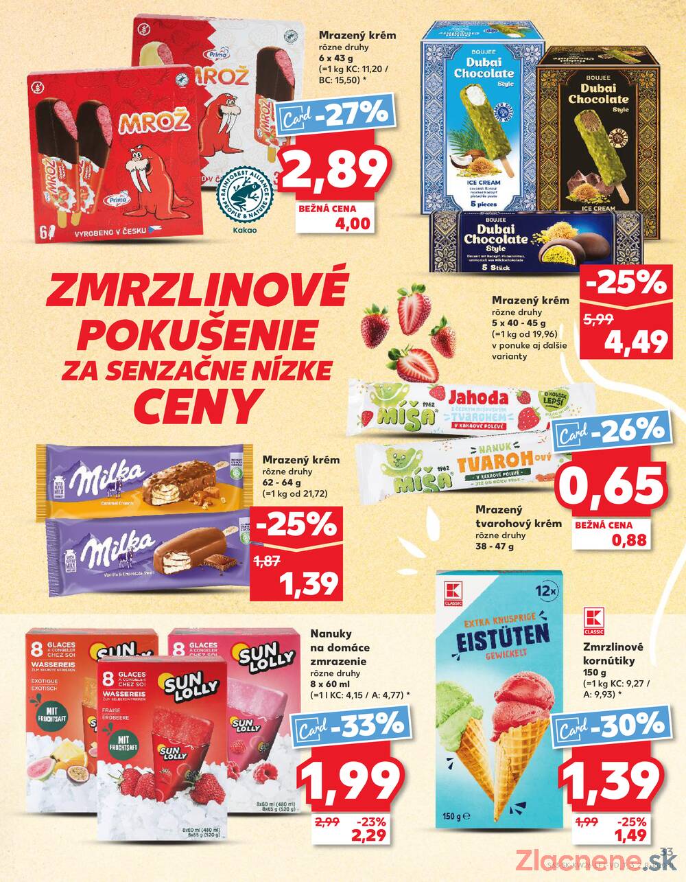 Leták Kaufland - Kaufland 26.6. - 2.7. - Kaufland (Harmincova, Bratislava - Dúbravka) - strana 33