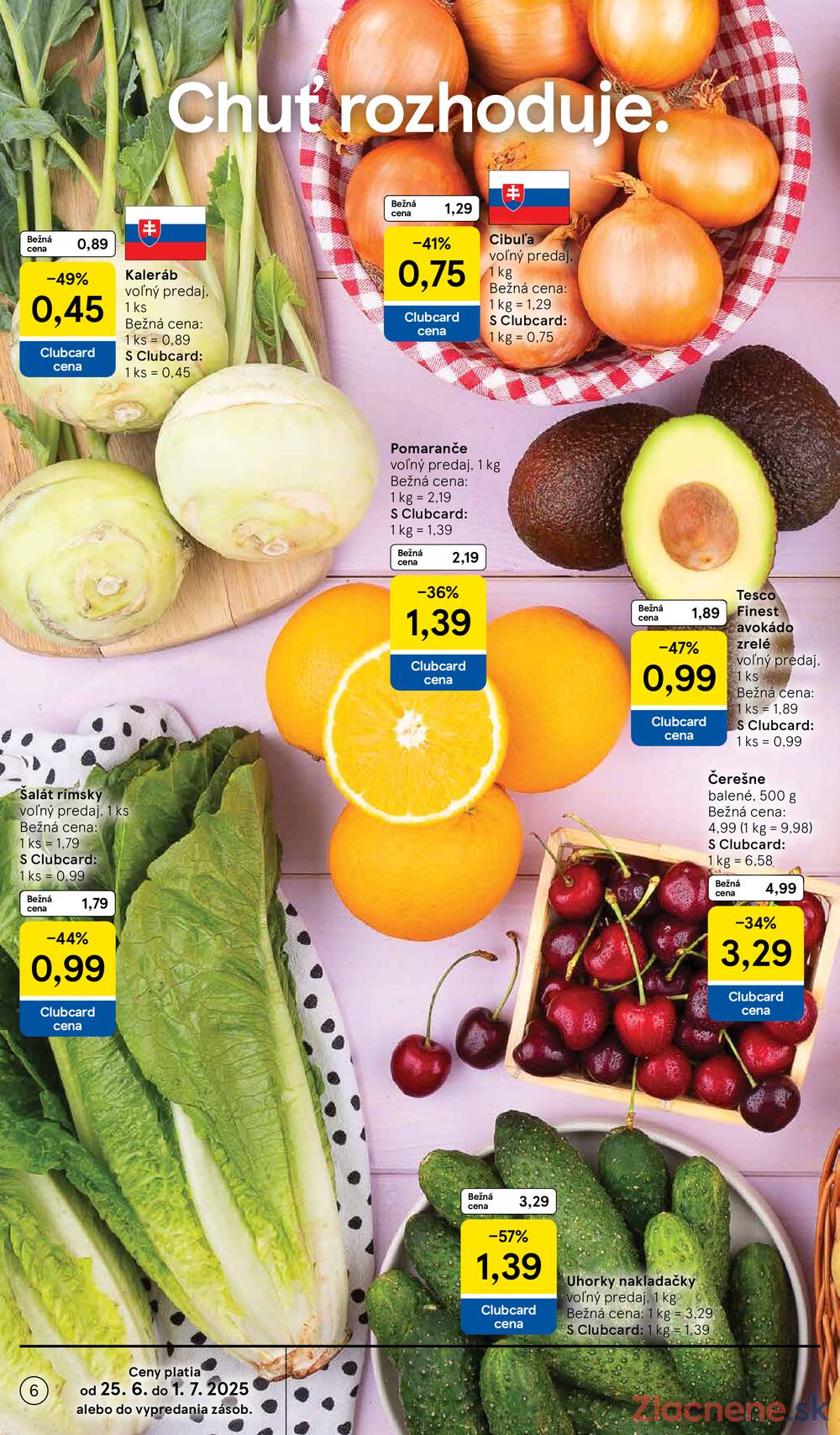 Leták Tesco - Tesco malé hypermarkety od 25.6. do 1.7.2025 - strana 6 Leták Tesco - Tesco malé hypermarkety od 25.6. do 1.7.2025 - strana 6