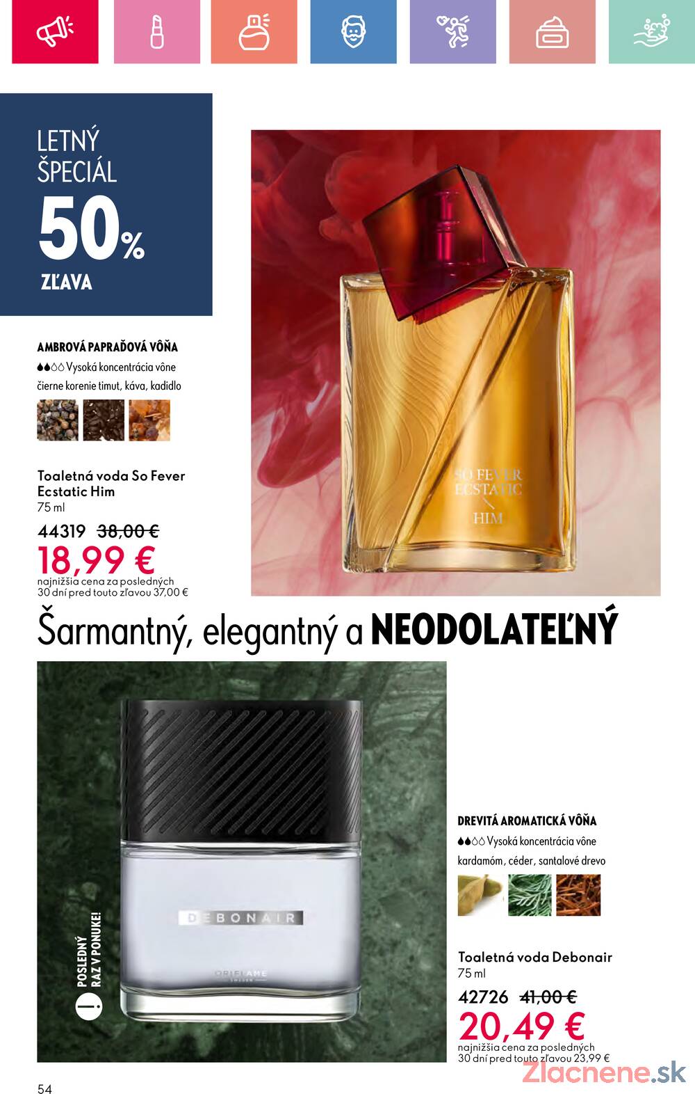 Leták Oriflame - Oriflame do 5.7. - strana 54