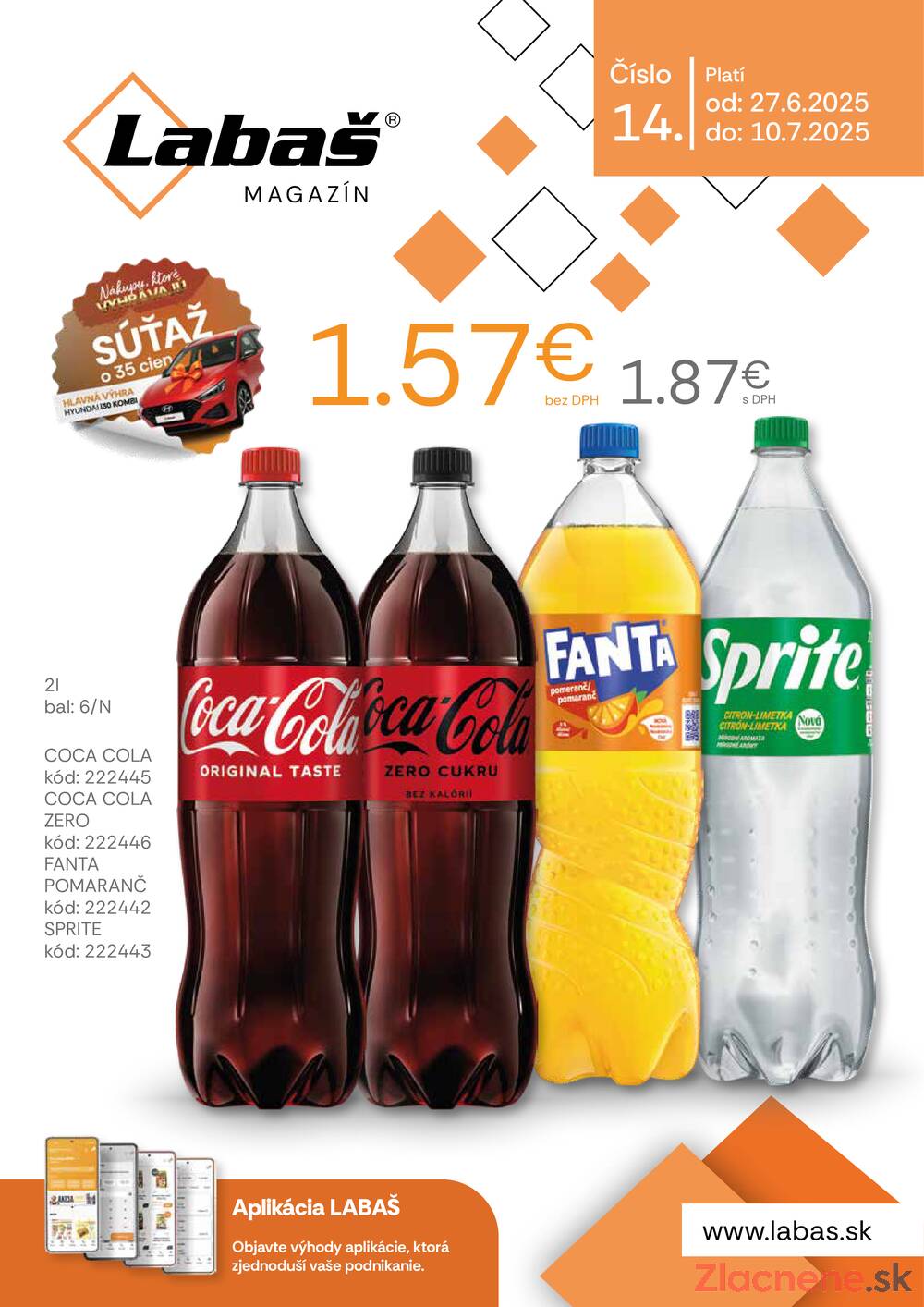 Leták Labaš - Labaš magazín do 10.7. - strana 1