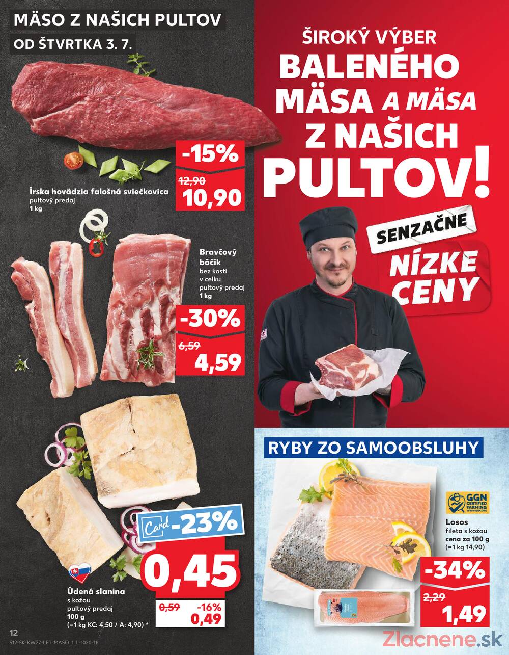 Leták Kaufland - Kaufland 3.7. - 9.7. - Kaufland Tvrdošín - strana 12