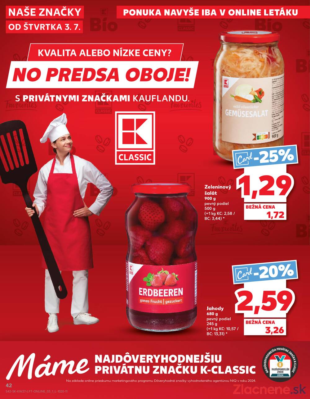 Leták Kaufland - Kaufland 3.7. - 9.7. - Kaufland Stará Ľubovňa - strana 42