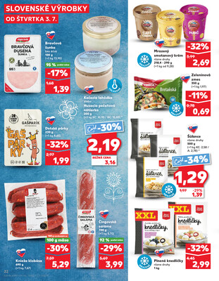 Kaufland 3.7. - 9.7. - Kaufland Poprad - Jiřího Wolkera